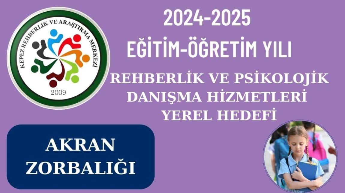 2024- 2025 EĞİTİM- ÖĞRETİM YILI YEREL HEDEF